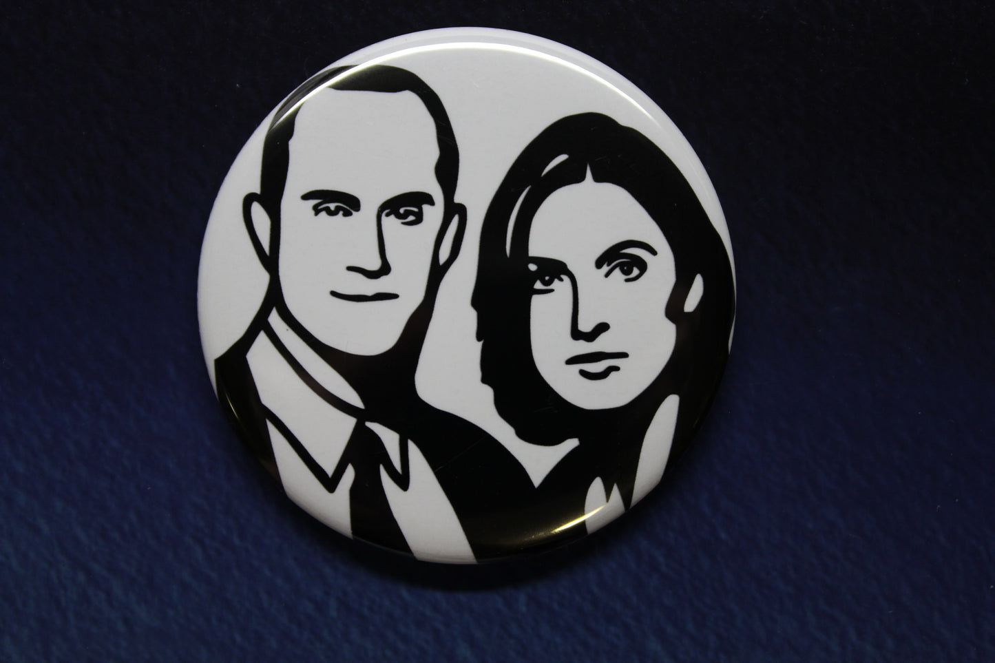 Law & Order SVU Button Magnet or Bottle Opener Benson Stabler