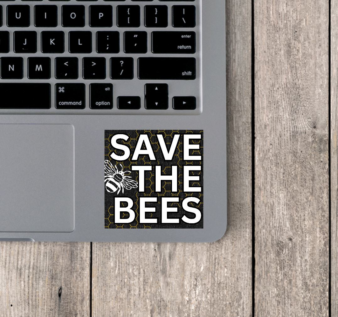 Save The Bees Vinyl Sticker