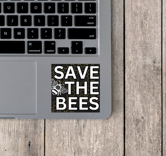 Save The Bees Vinyl Sticker