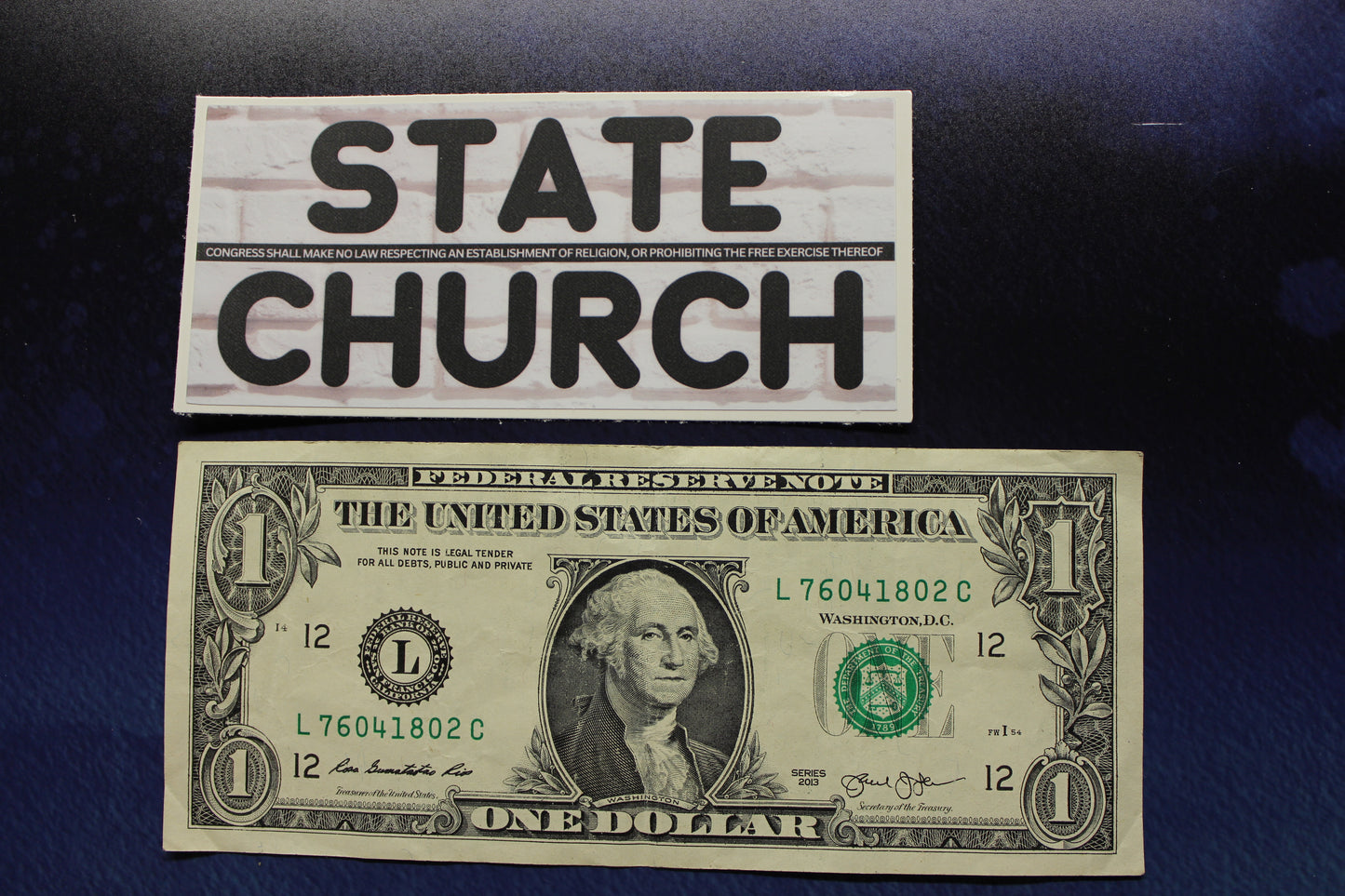 Separate Church and State Vinyl Sticker