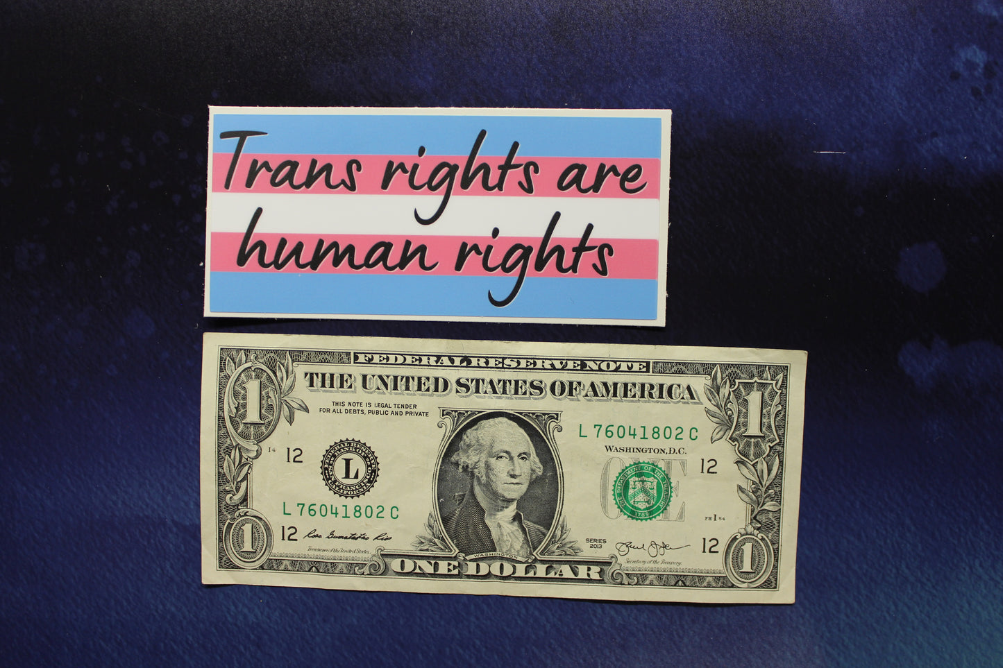 Trans Rights are Human Rights Vinyl Sticker
