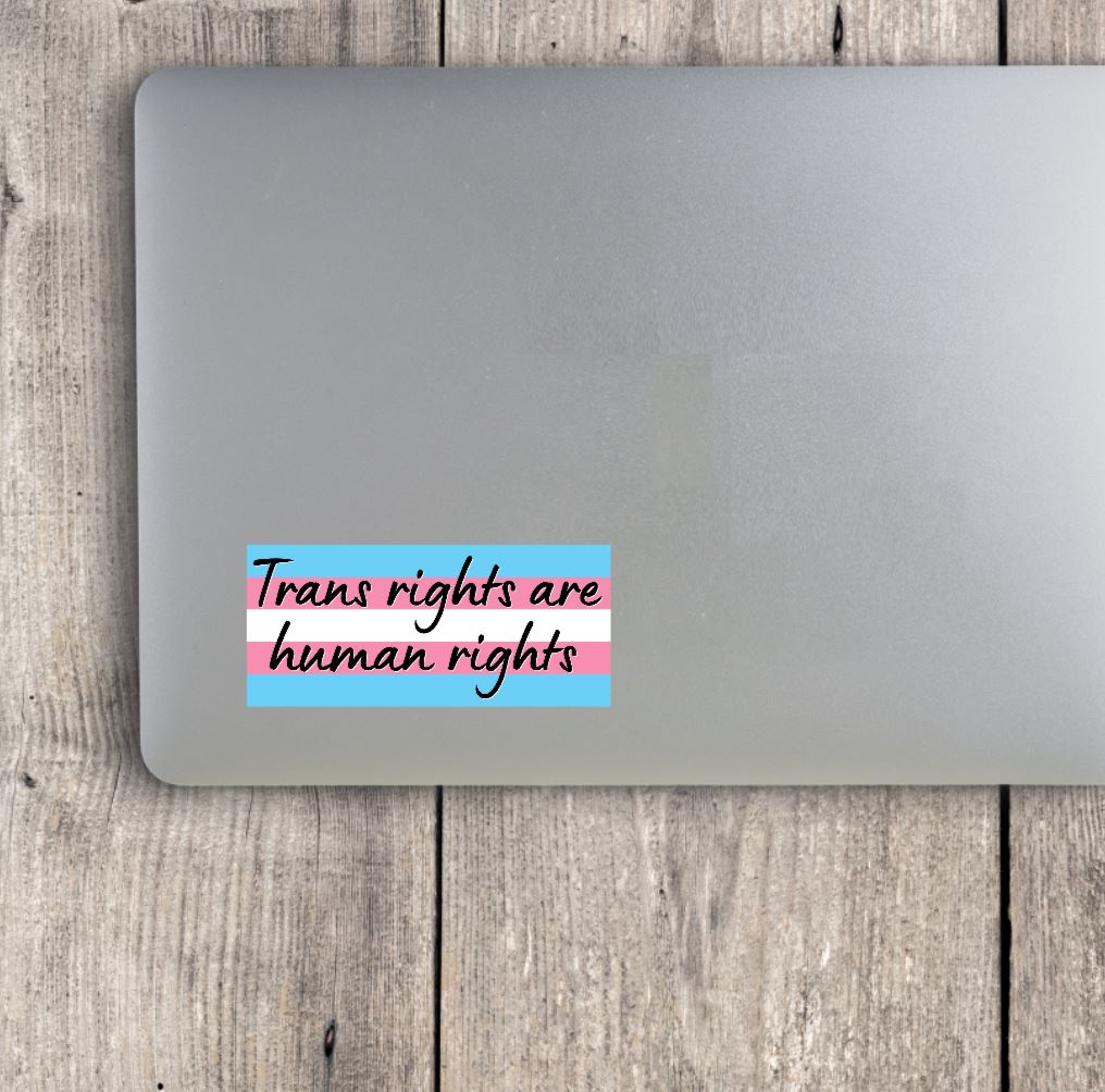 Trans Rights are Human Rights Vinyl Sticker