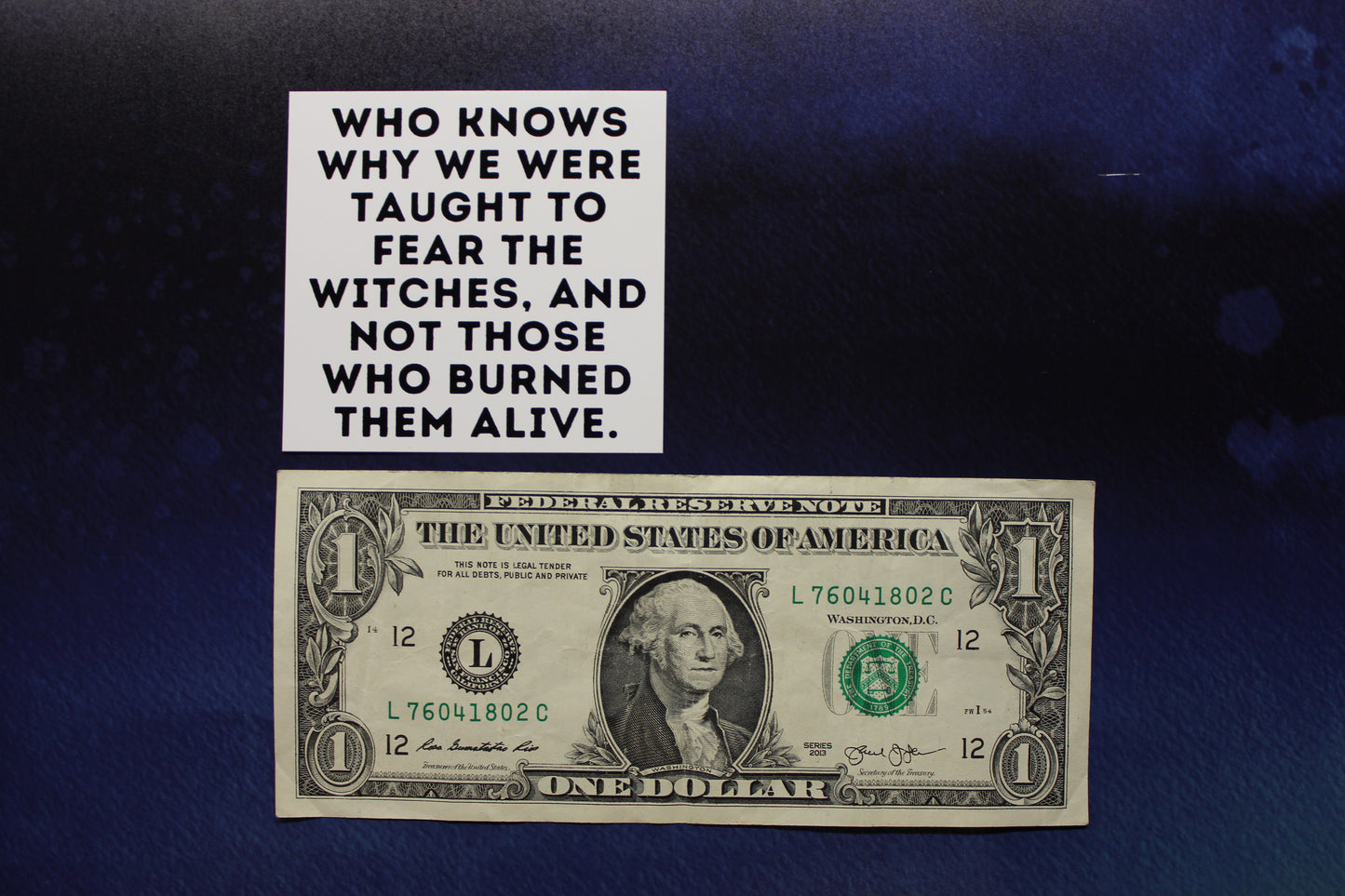 Why We Were Taught To Fear The Witches Vinyl Sticker