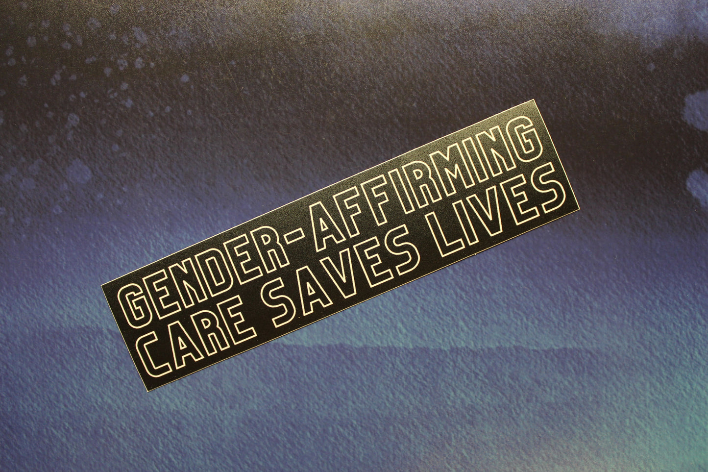 Gender-Affirming Care Saves Lives Vinyl Sticker