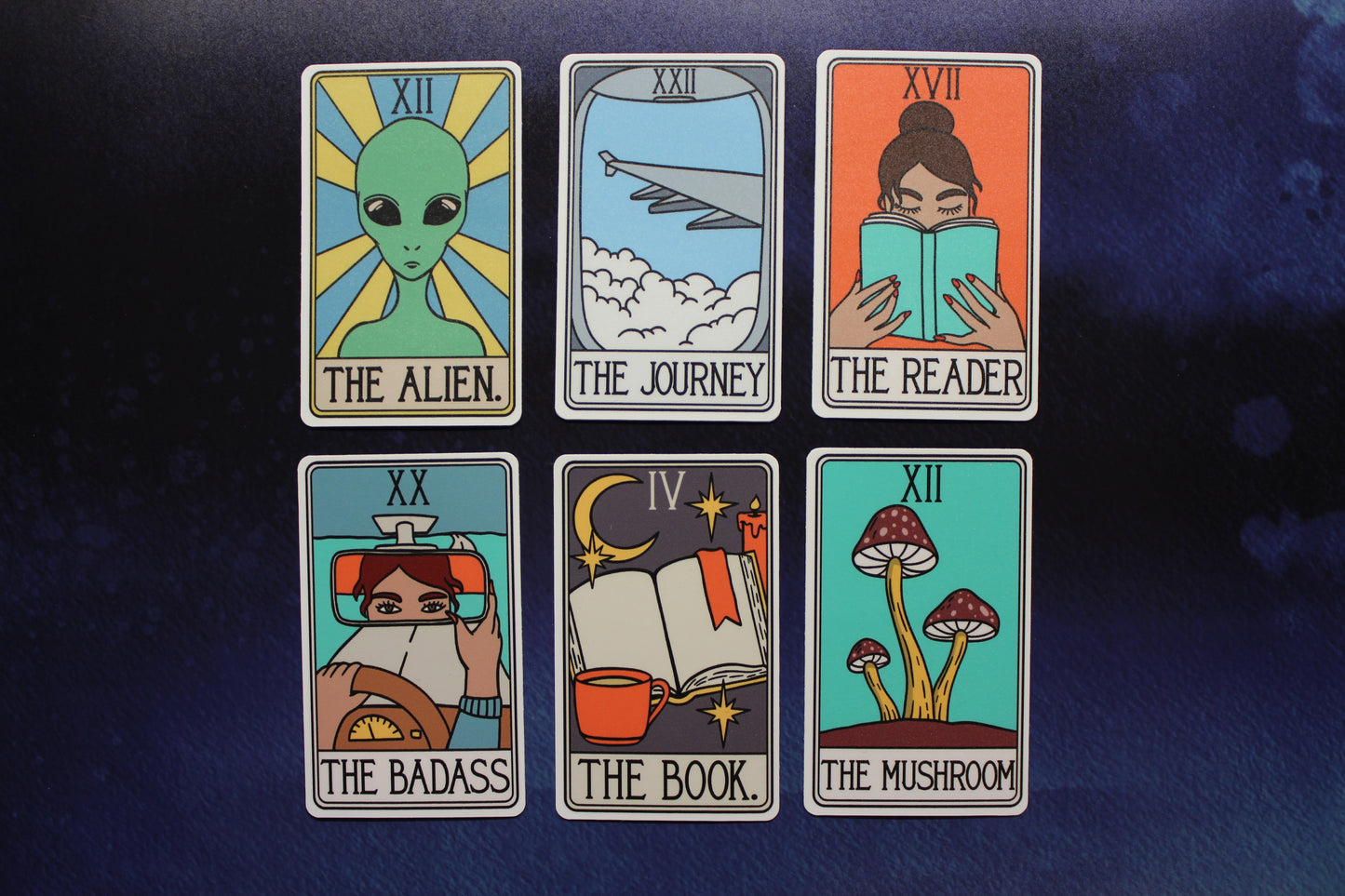 Mock Tarot Vinyl Stickers