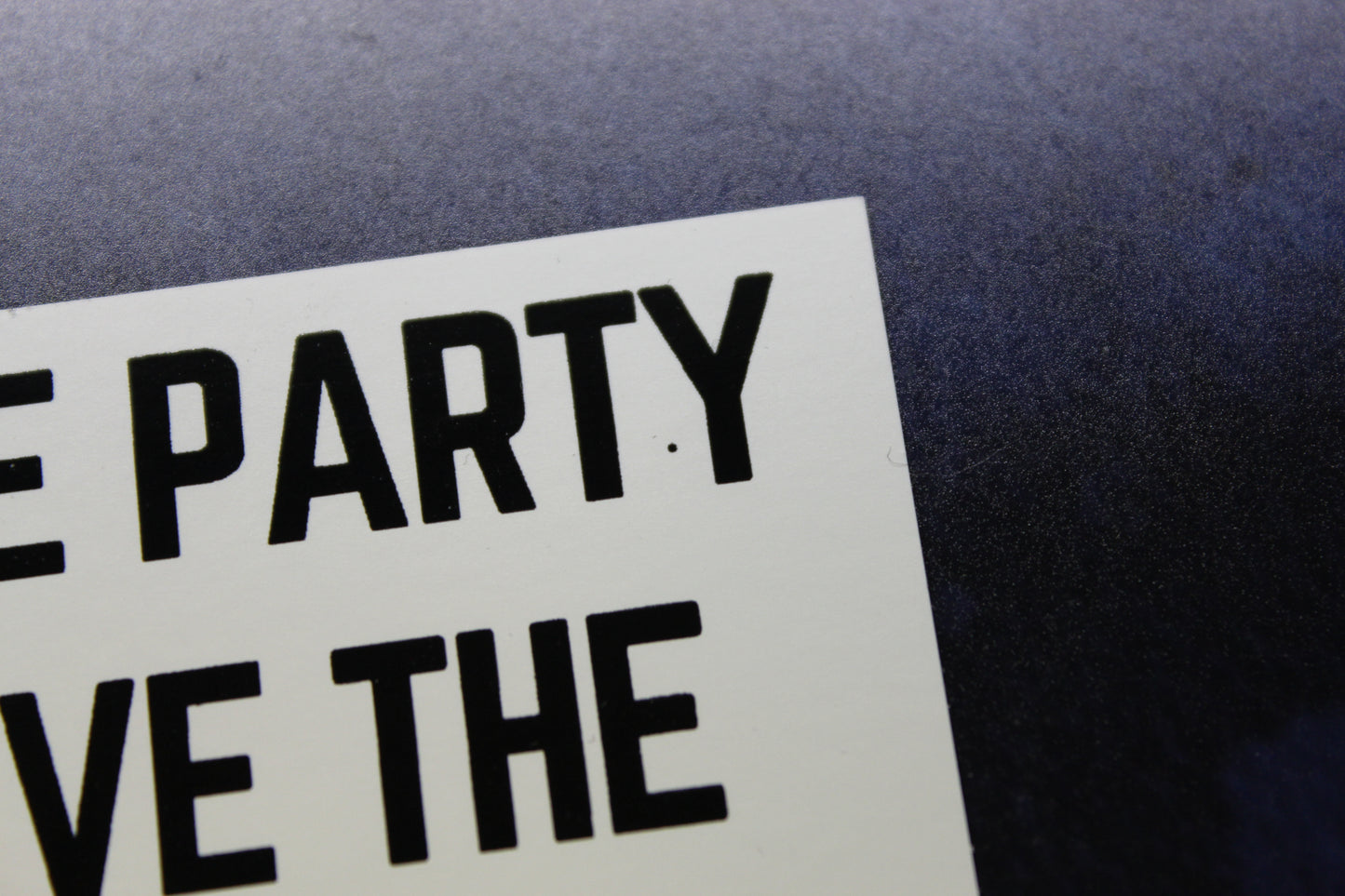 I'm voting for the party that doesn't have the support of nazis Vinyl Sticker