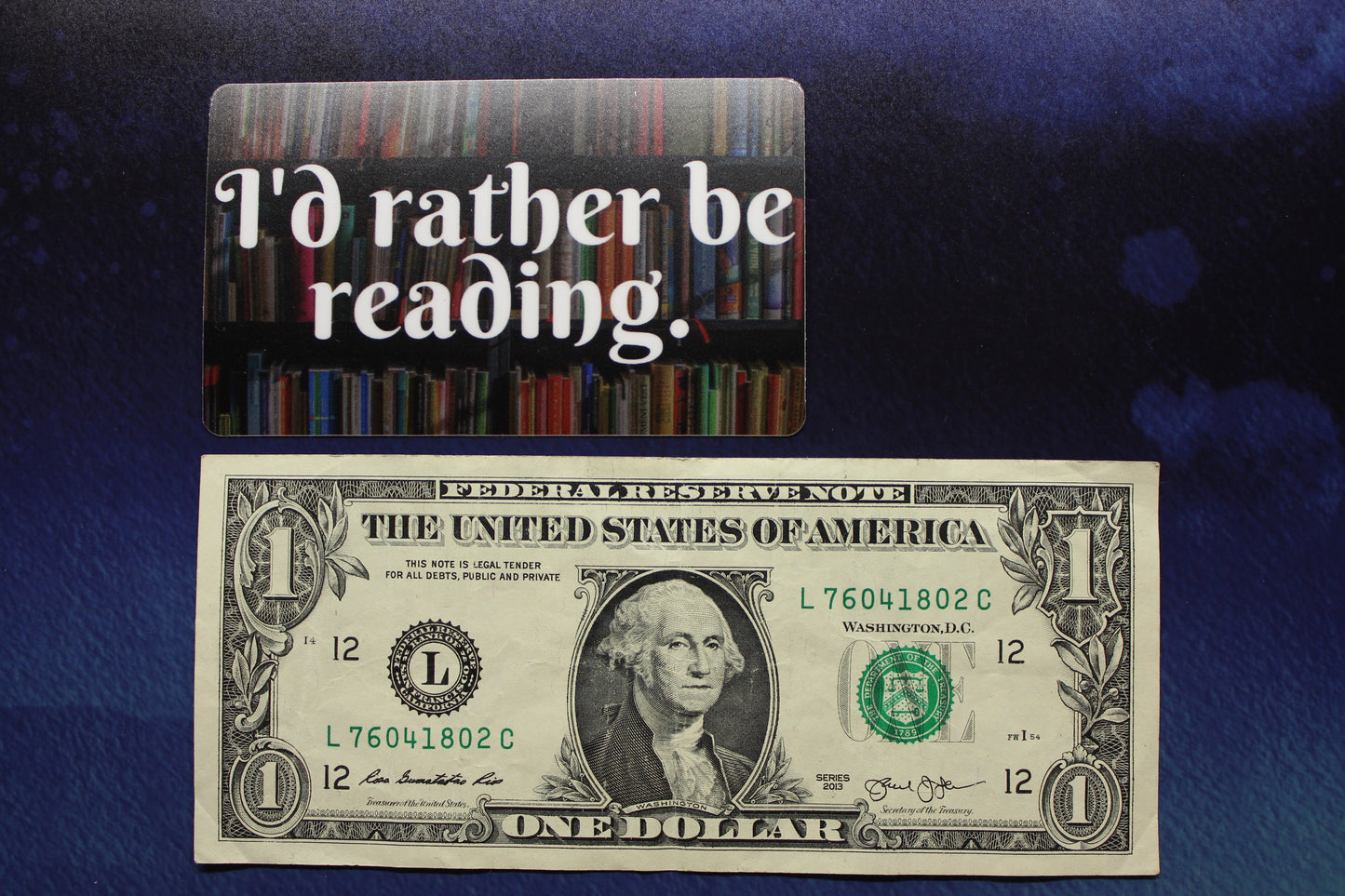 I'd rather be reading vinyl sticker