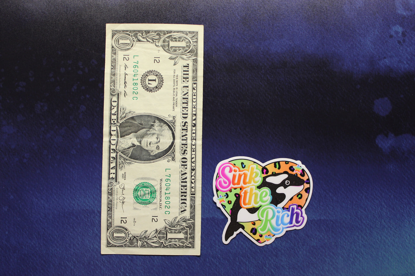Sink The Rich Vinyl Sticker