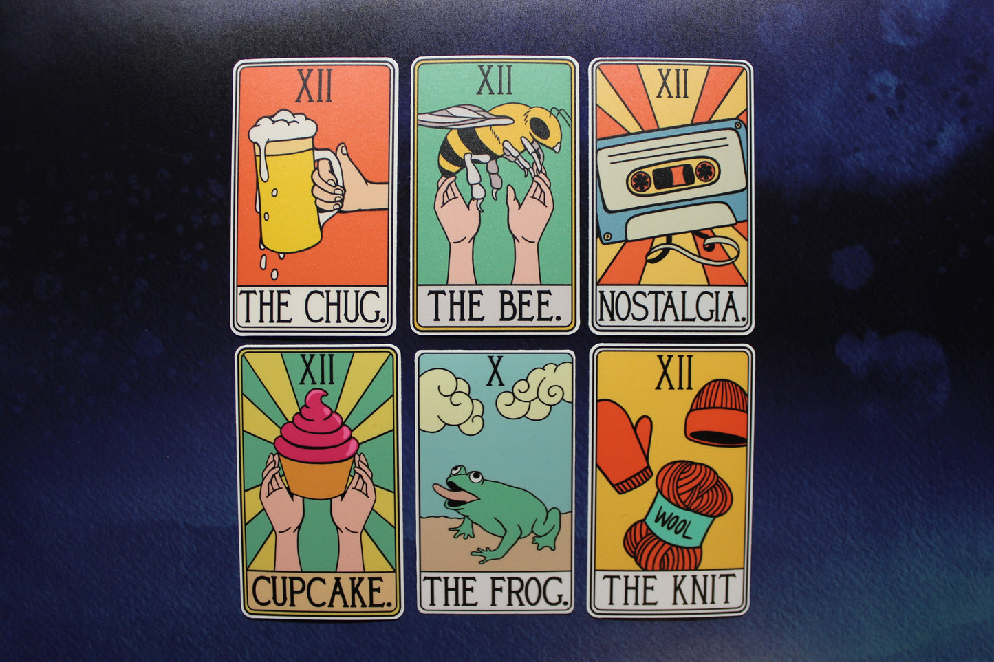 Mock Tarot Vinyl Stickers