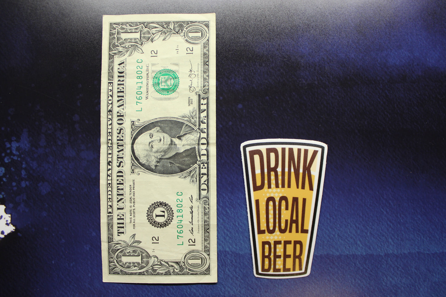 Drink Local Beer Vinyl Sticker