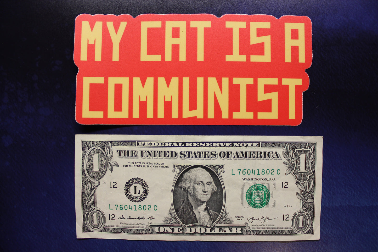 My Cat is a Communist Sticker