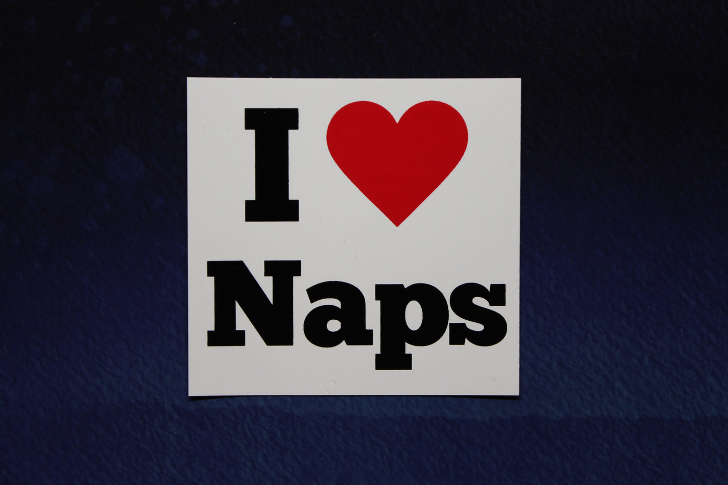 I (Heart) Naps Vinyl Sticker