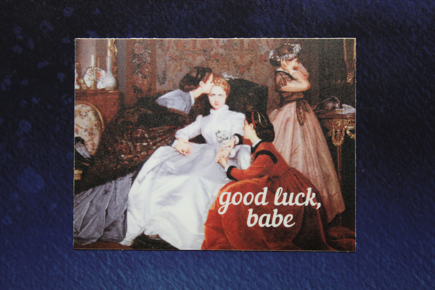 Good Luck Babe Vinyl Sticker