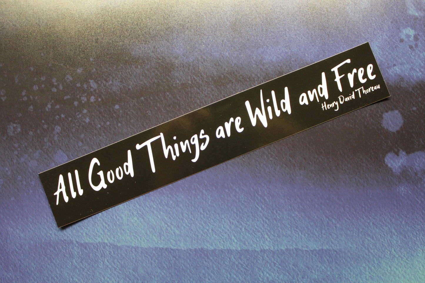 Wild & Free Thoreau Vinyl Sticker