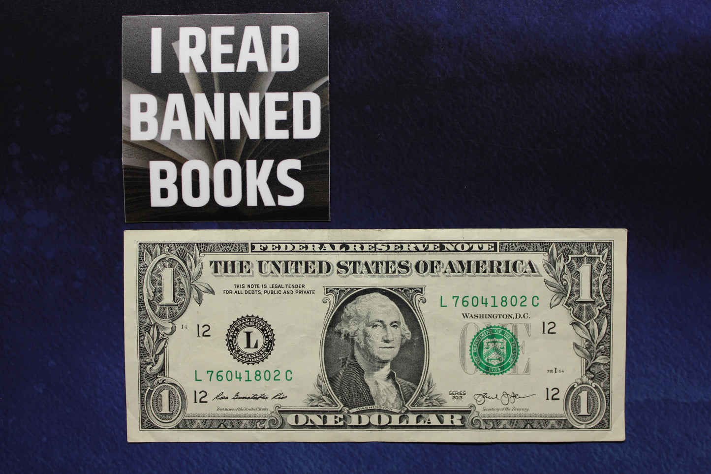 I Read Banned Books Vinyl Sticker