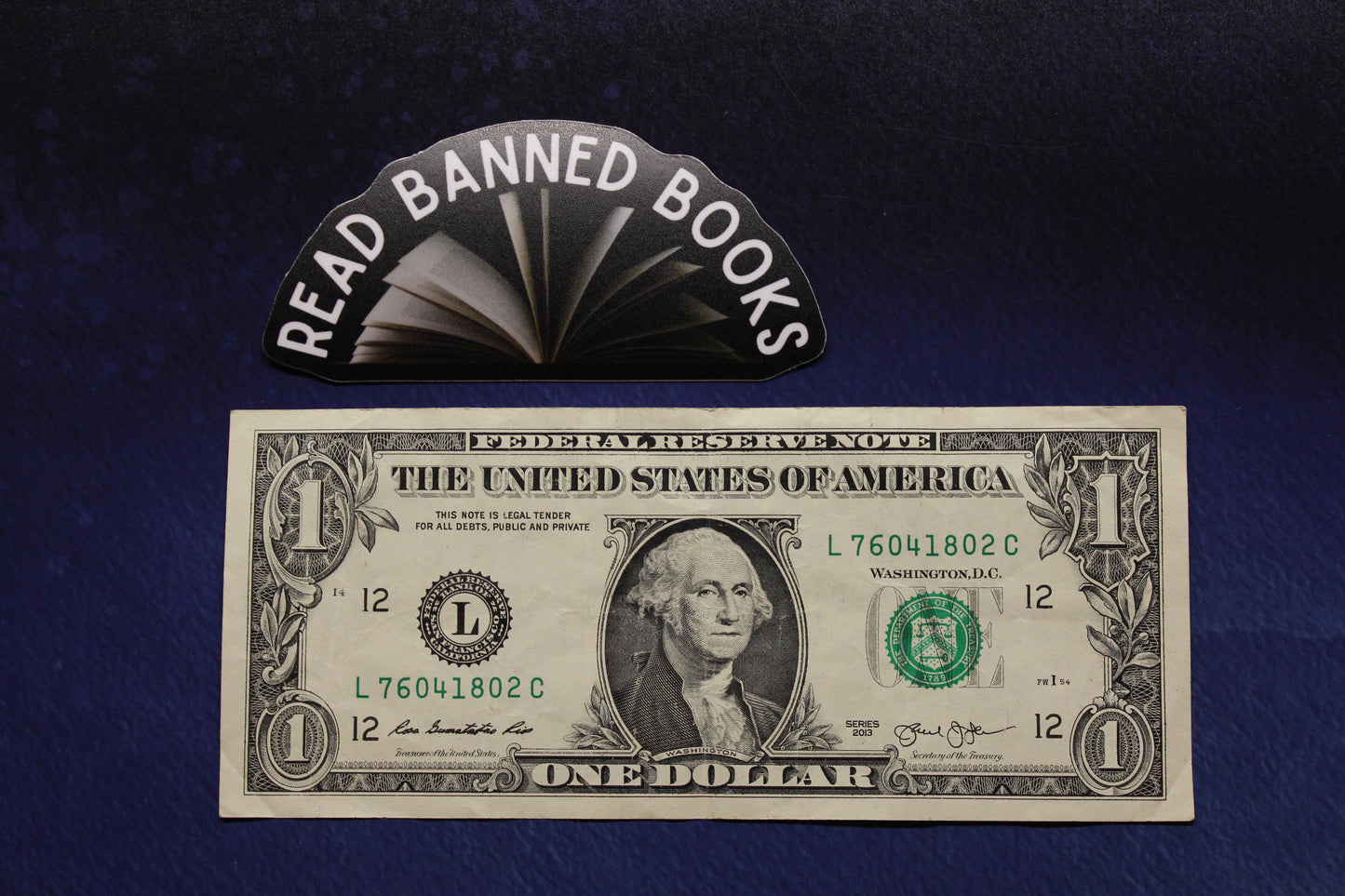 Read Banned Books Vinyl Sticker