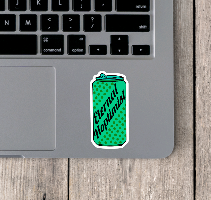 Eternal Hoptimist Vinyl Sticker