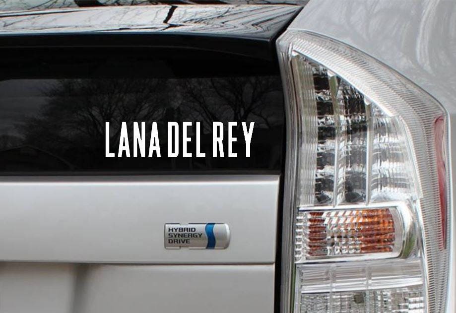 Lana DeI Rey Vinyl Decal