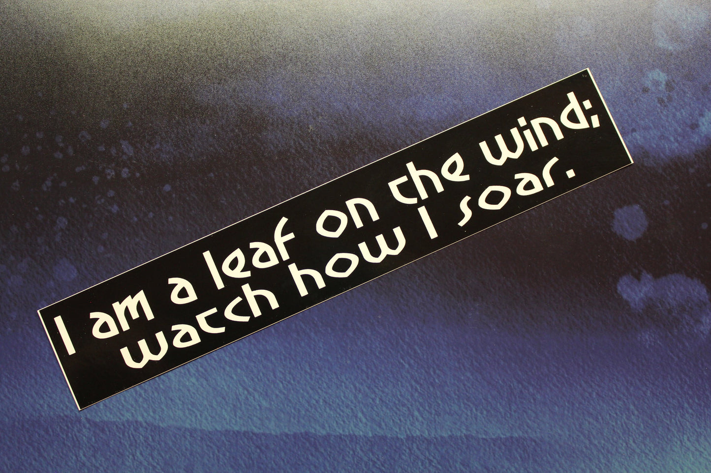 Firefly Serenity Vinyl Sticker I am a leaf on the wind watch how I soar car bike laptop guitar