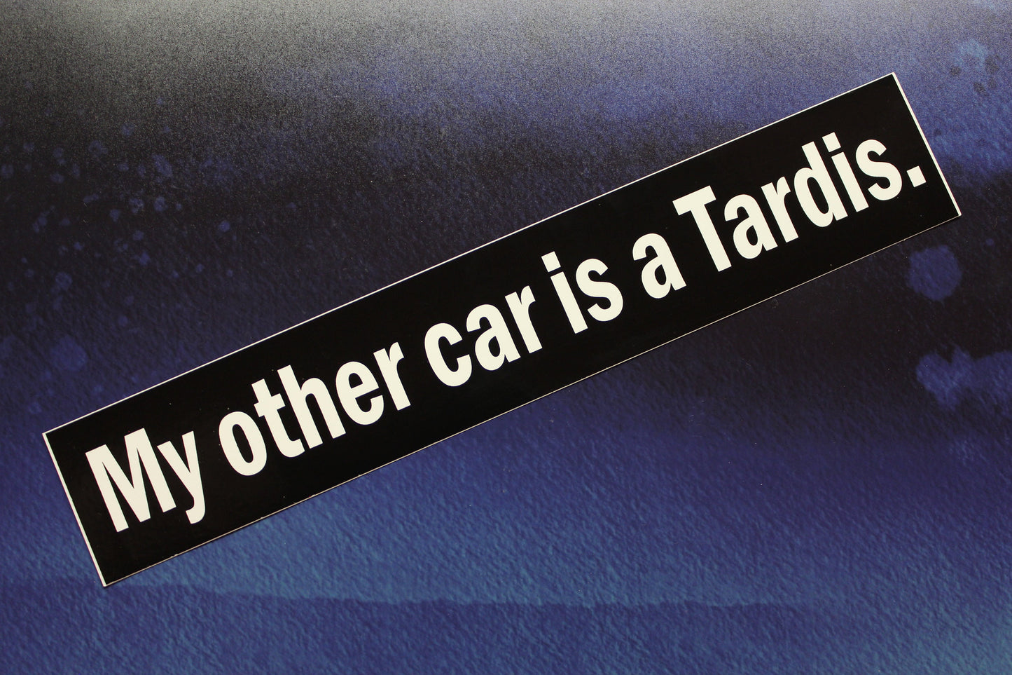 Doctor Who Sticker - My other car is a Tardis - vinyl bumper sticker