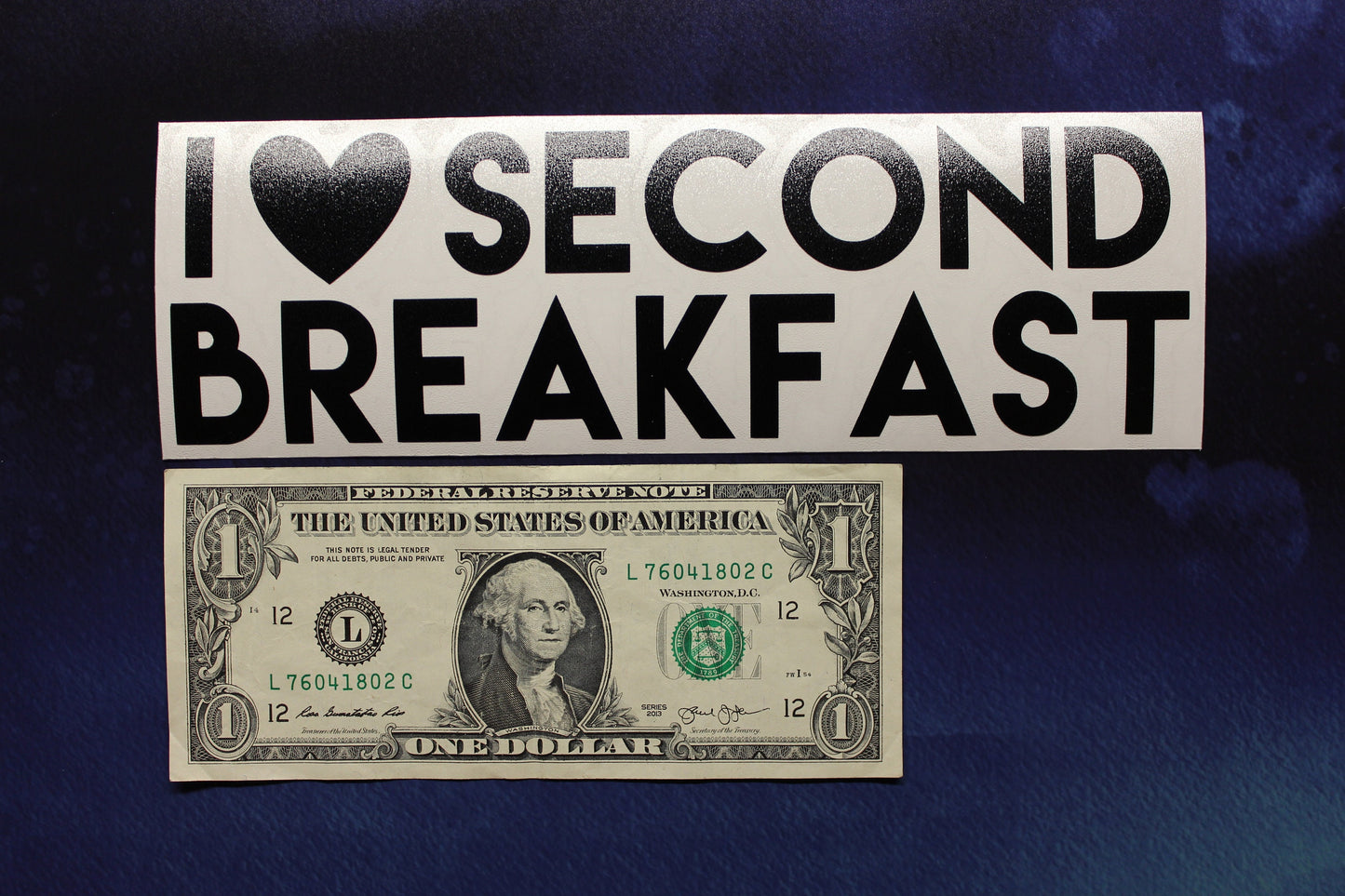 I <3 Second Breakfast Vinyl Decal
