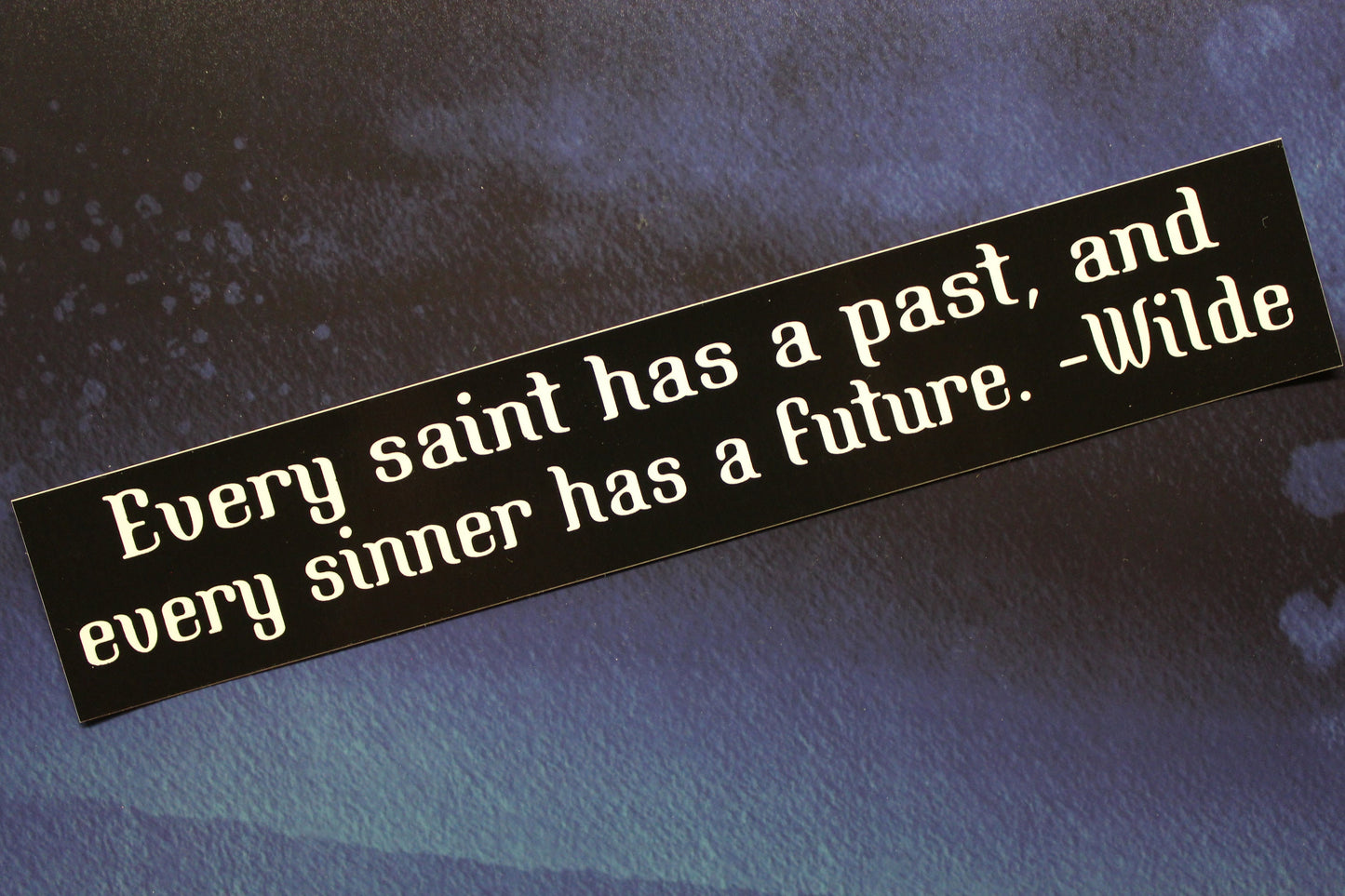 Oscar Wilde vinyl bumper sticker car bike guitar laptop