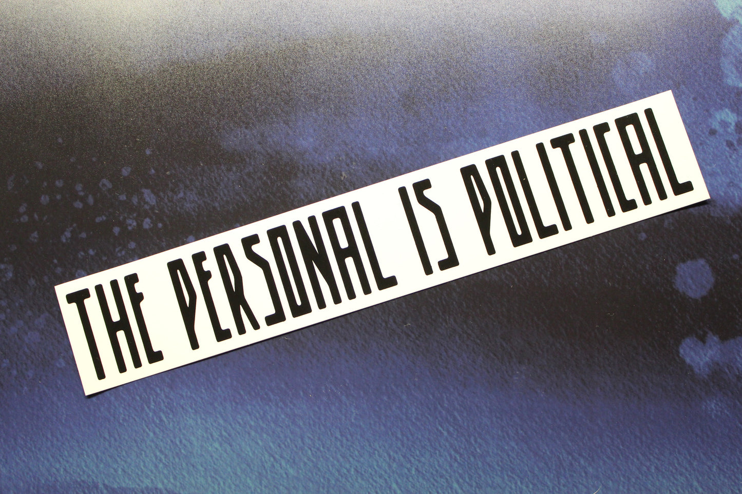 The Personal Is Political Vinyl Vinyl Bumper Sticker Political Liberal Car Laptop Resistance