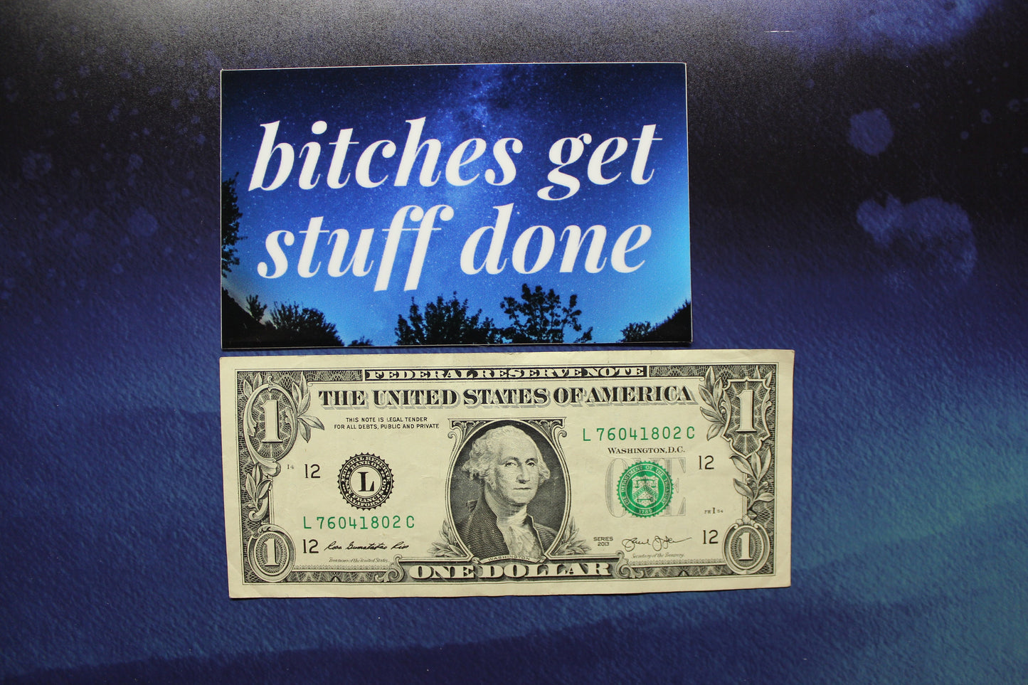 Bitches get stuff done Tina Fey Amy Poehler Saturday Night Live SNL vinyl sticker car bike laptop bumper thermos