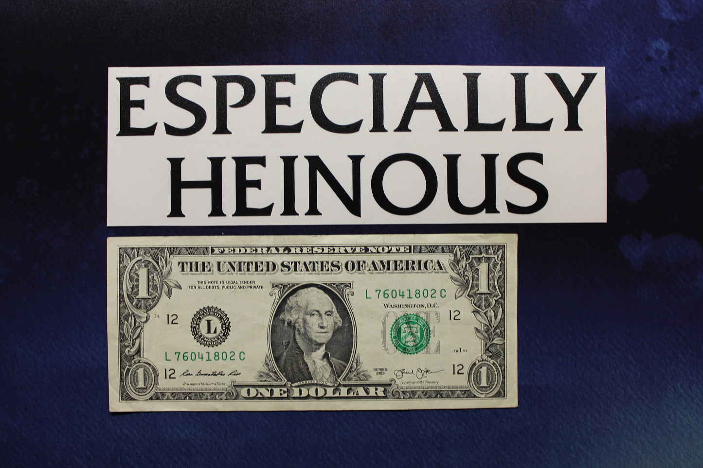 Law & Order SVU Especially Heinous Vinyl Decal
