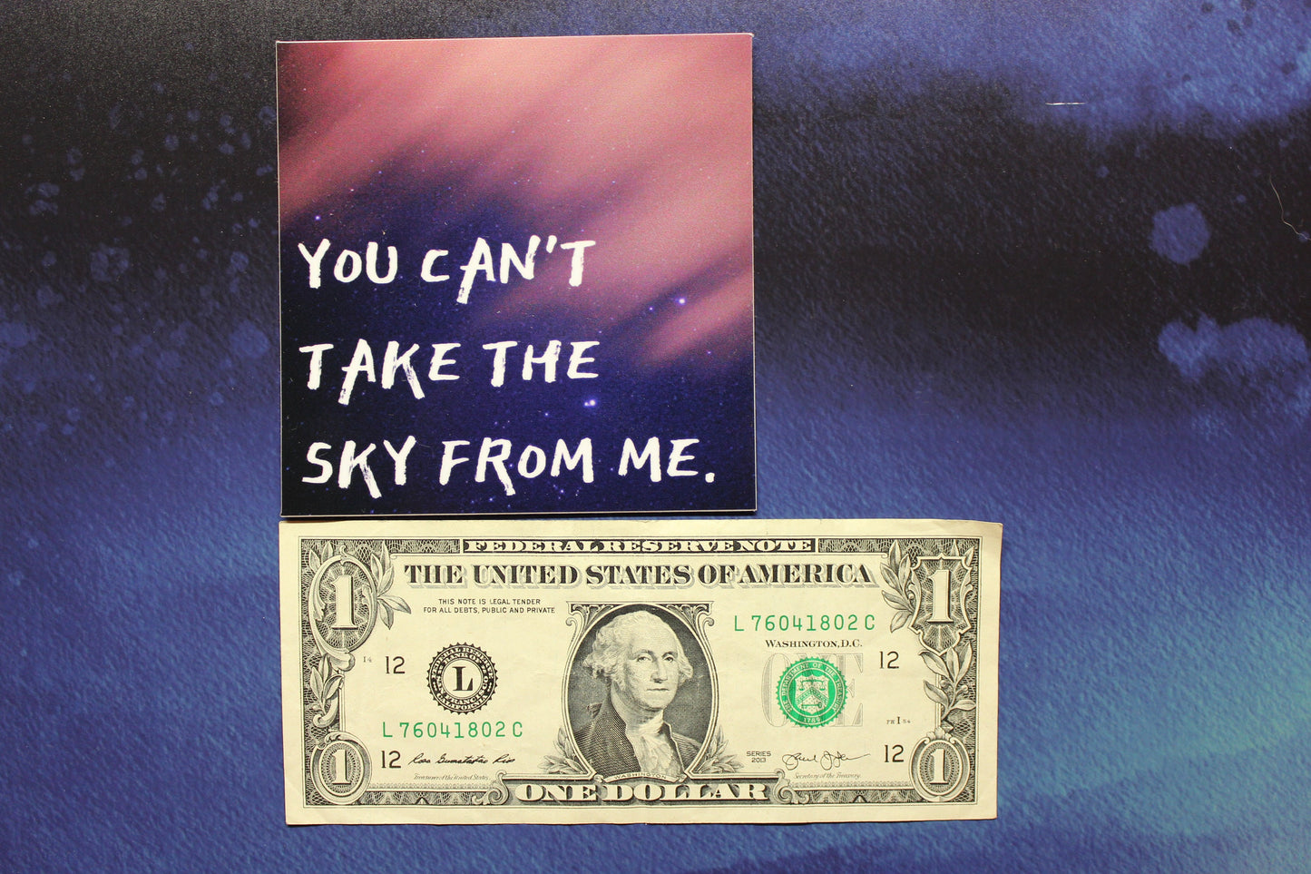 You can't take the sky from me Firefly Ballad of Serenity Vinyl Bumper Sticker Car Laptop Bike Thermos