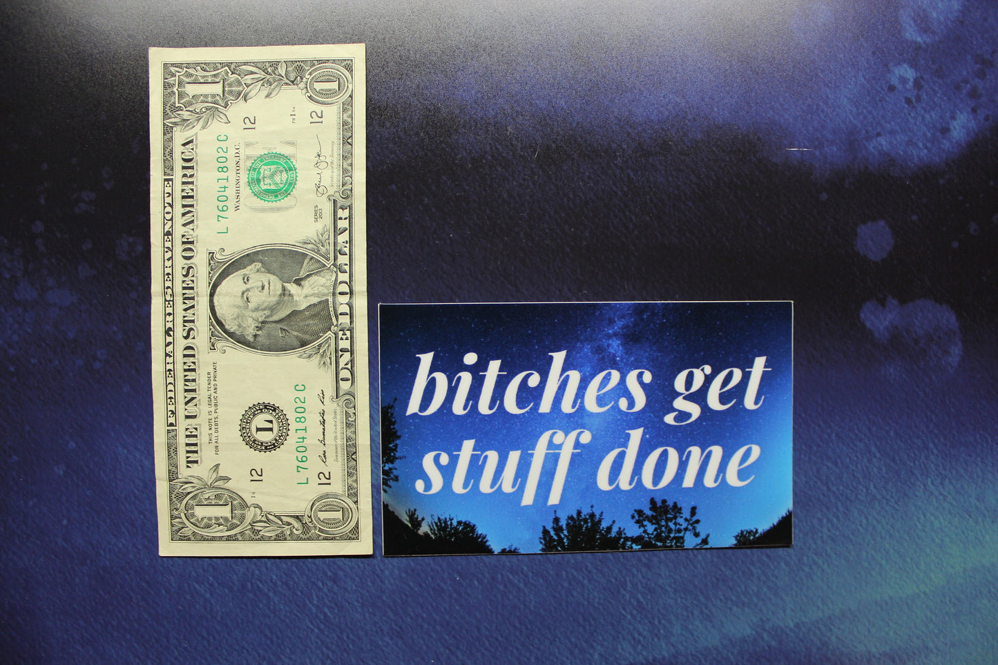 Bitches get stuff done Tina Fey Amy Poehler Saturday Night Live SNL vinyl sticker car bike laptop bumper thermos