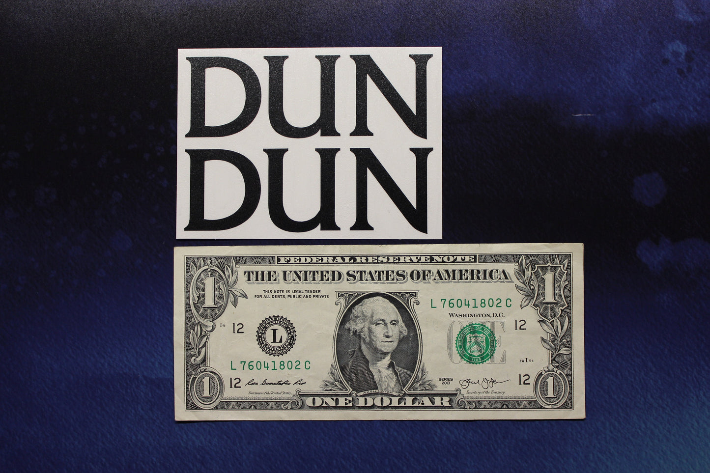 Law & Order SVU Dun Dun Vinyl Decal