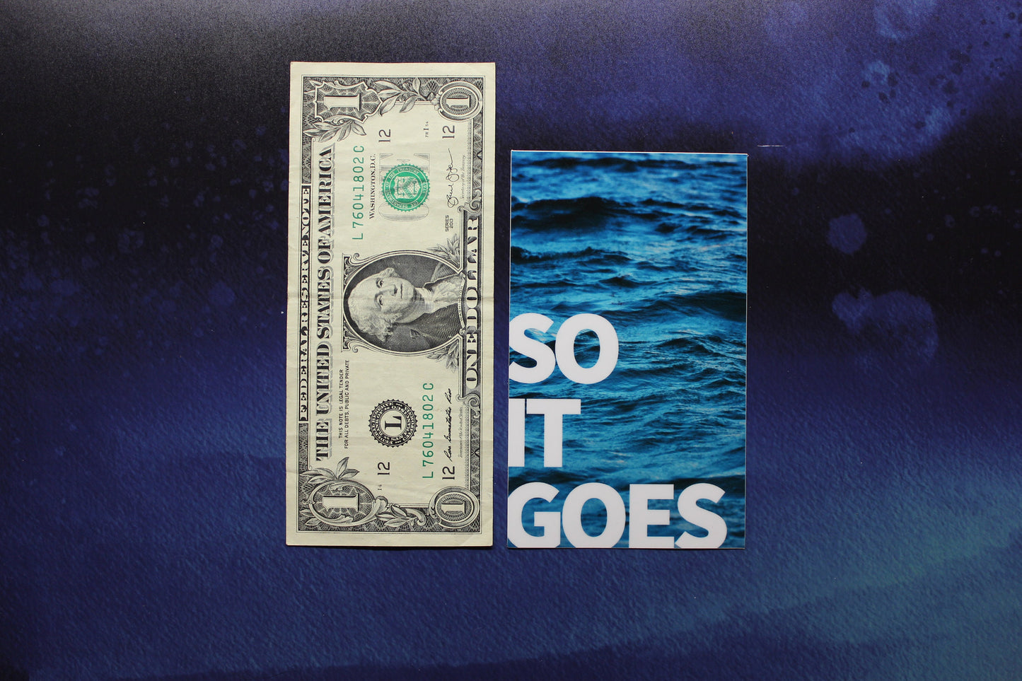 So It Goes Kurt Vonnegut Vinyl Bumper Sticker Car Laptop Reader Gift Bike Guitar