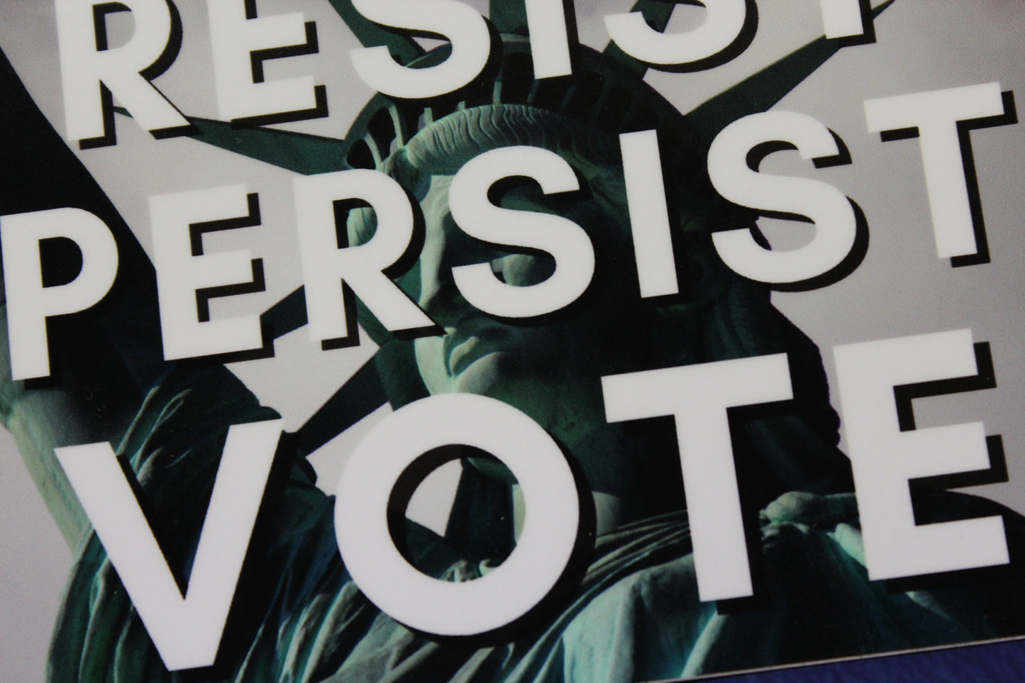 Resist Persist Vote Vinyl Bumper Sticker Political Liberal Car Laptop Progressive