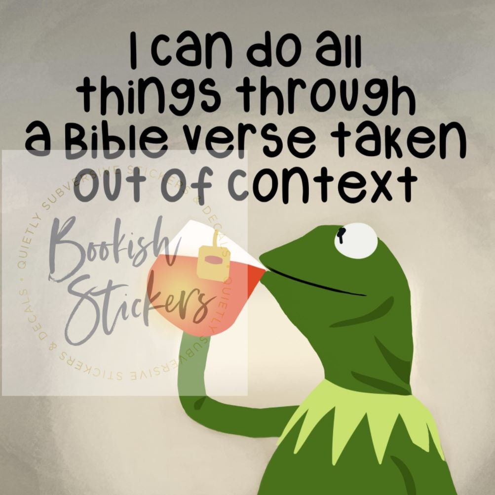 Kermit Tea Meme Sticker