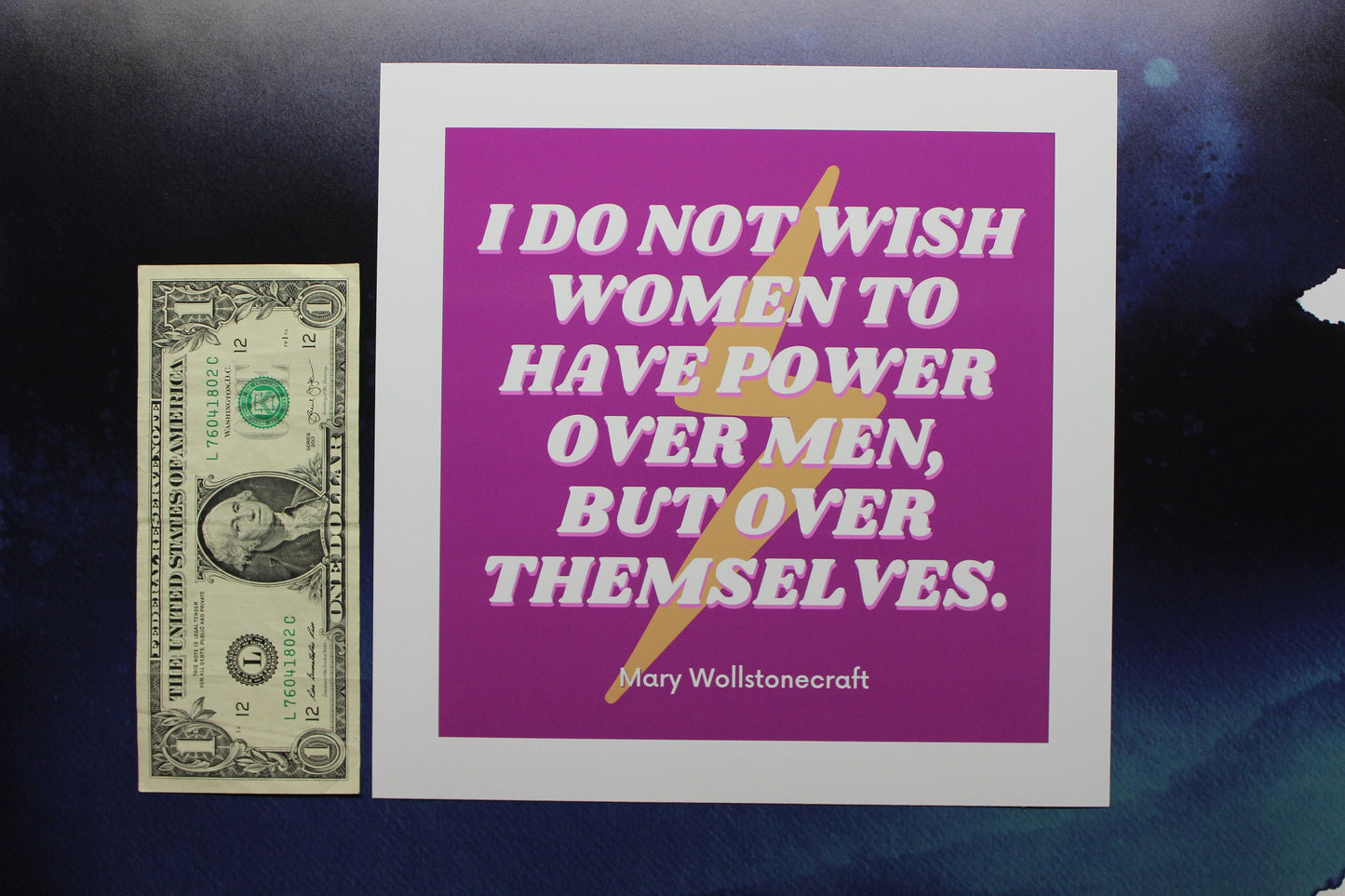 Mary Wollstonecraft Feminist Glossy Art Print Ready To Be Framed