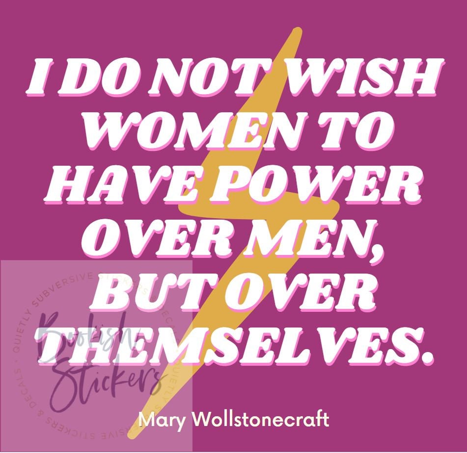 Mary Wollstonecraft Feminist Glossy Art Print Ready To Be Framed
