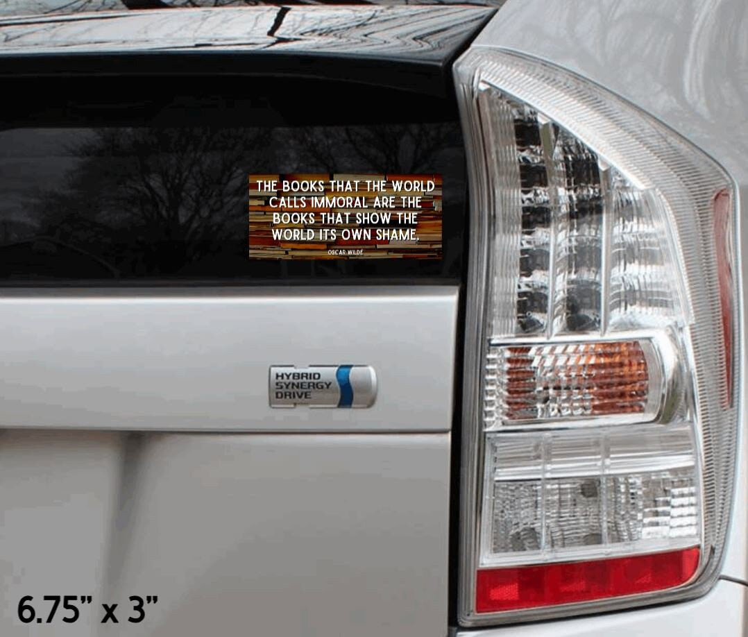 Banned Books Vinyl Sticker