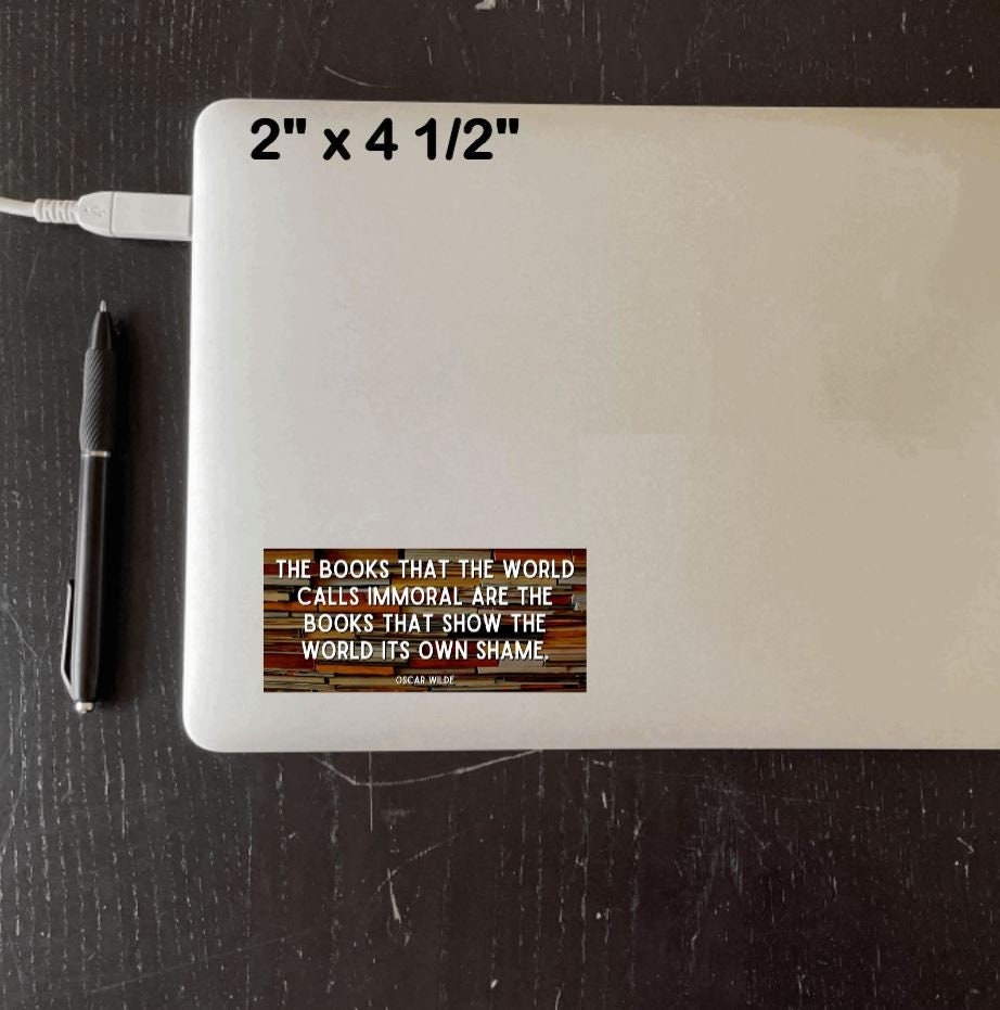 Banned Books Vinyl Sticker