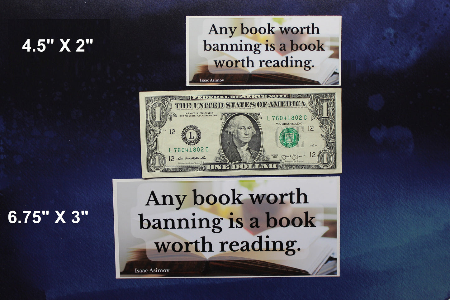 Banned Books Vinyl Sticker