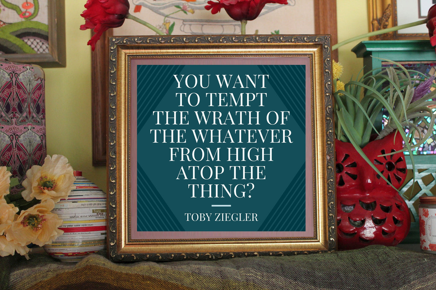 Toby Ziegler Glossy Art Print Ready To Be Framed
