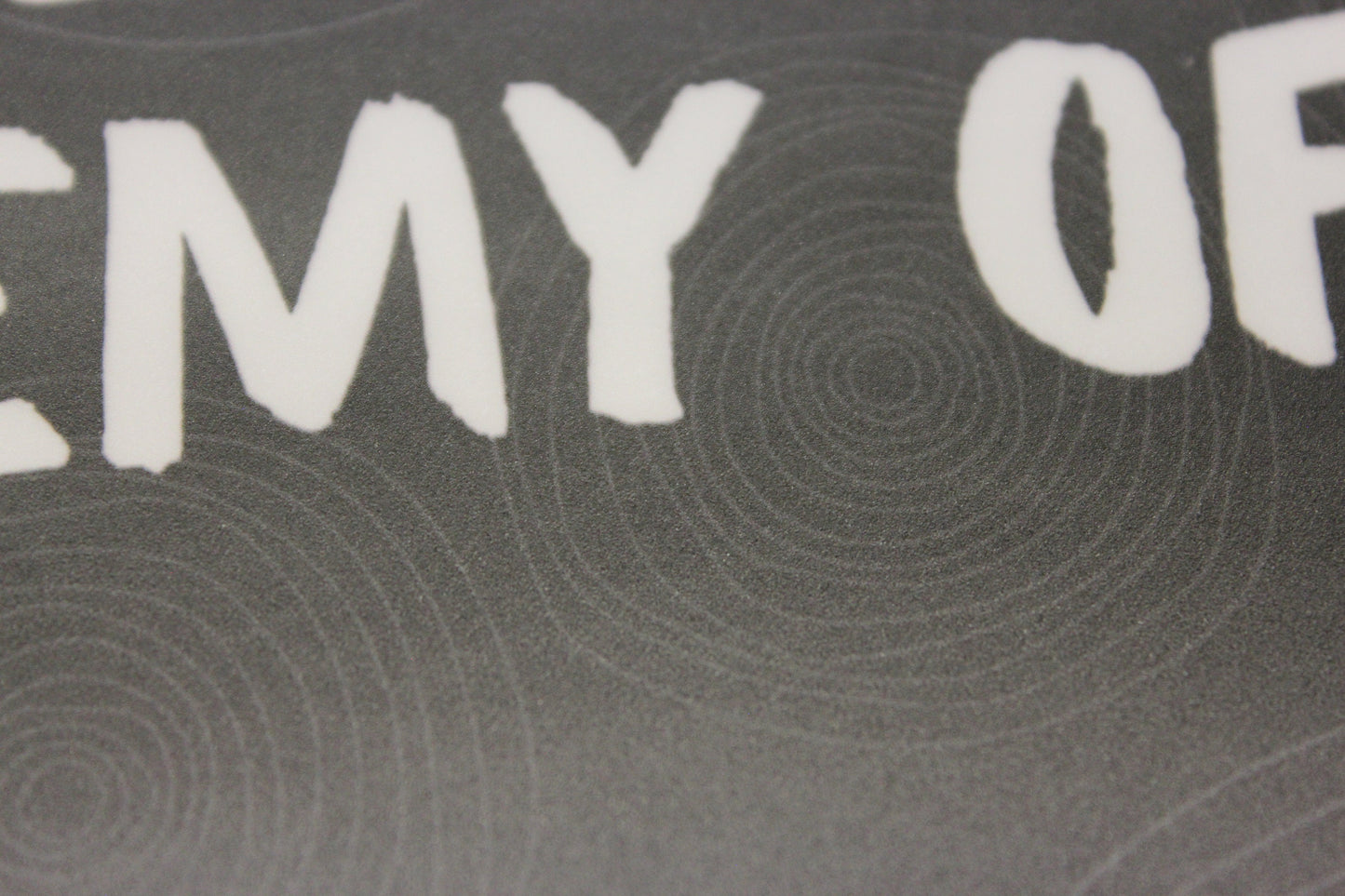 Don't Let Perfect Be The Enemy of Good Vinyl Bumper Sticker