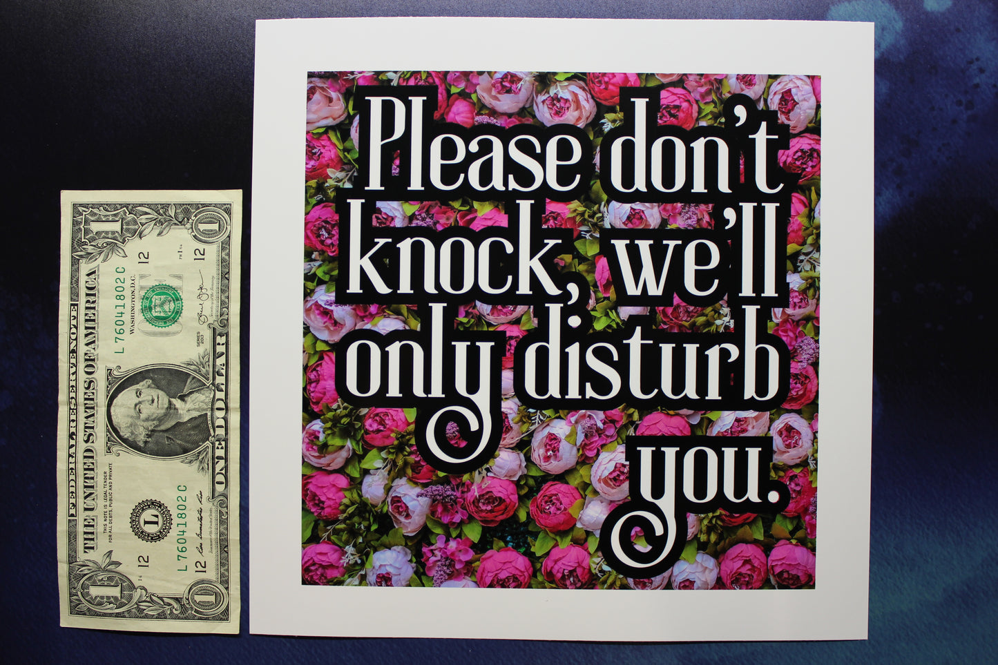 Please Don't Knock, We'll Only Disturb You Print