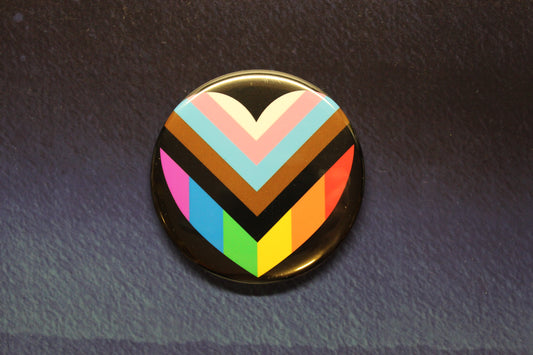 Pride Flag Button Magnet or Bottle Opener