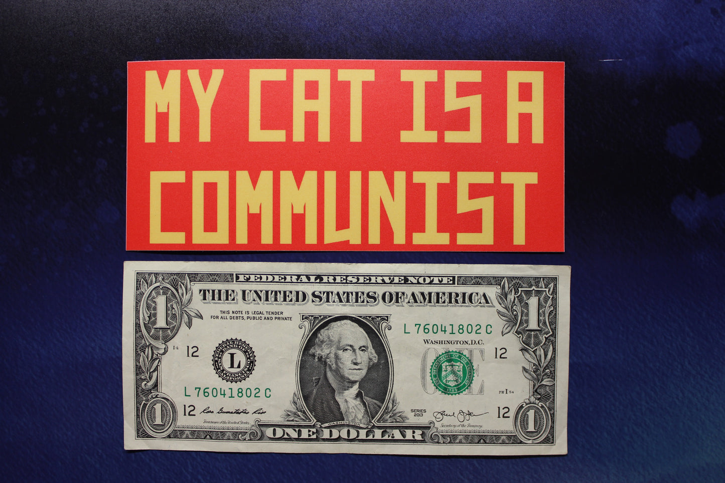 My Cat is a Communist Sticker