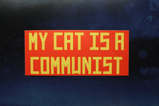 My Cat is a Communist Sticker