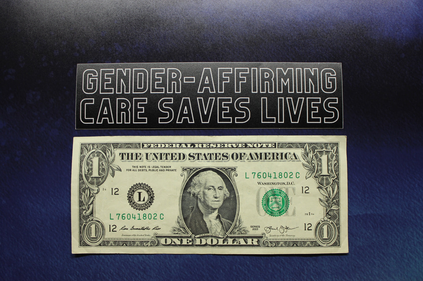 Gender-Affirming Care Saves Lives Vinyl Sticker
