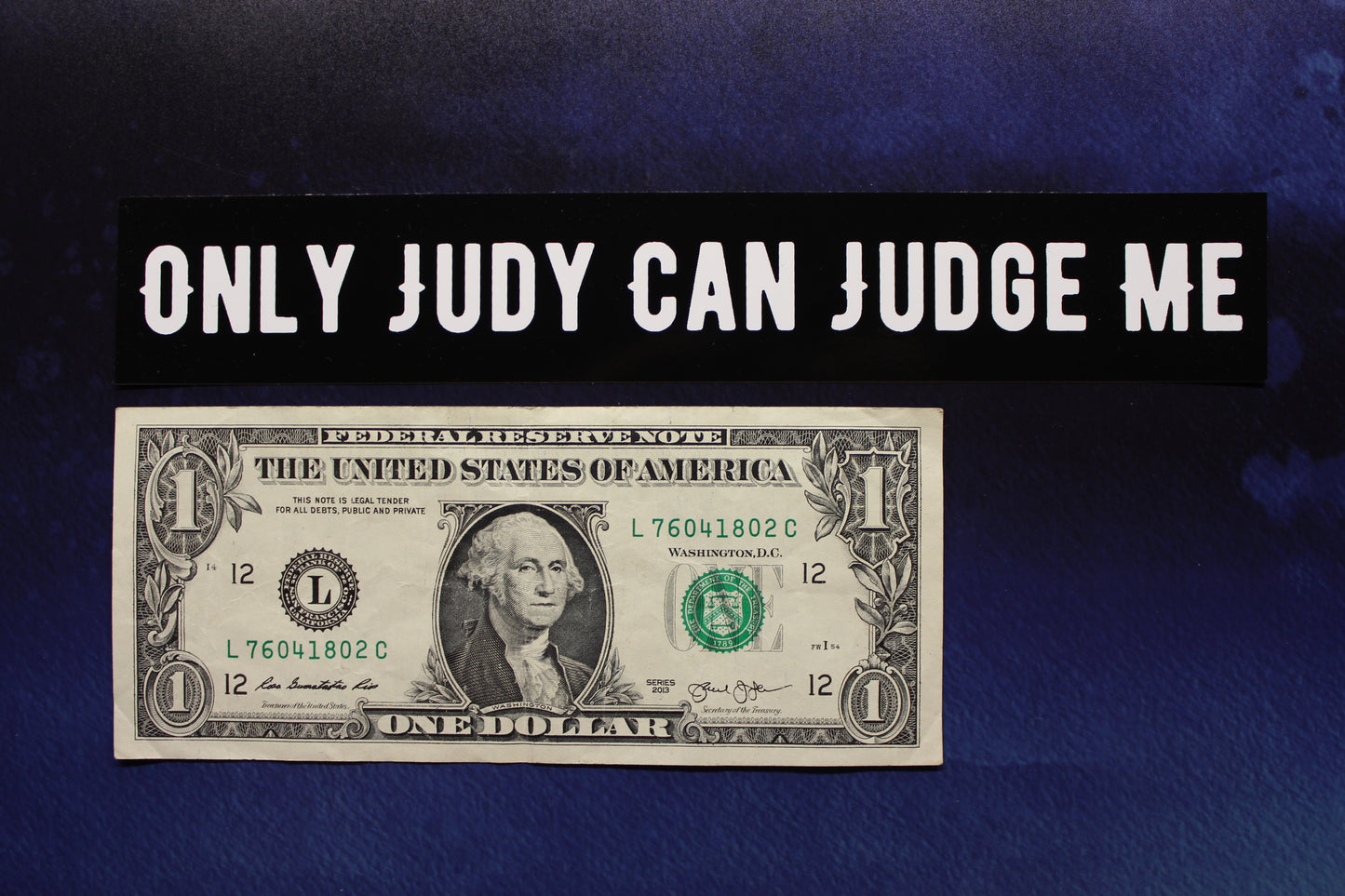 Only Judy Can Judge Me Sticker
