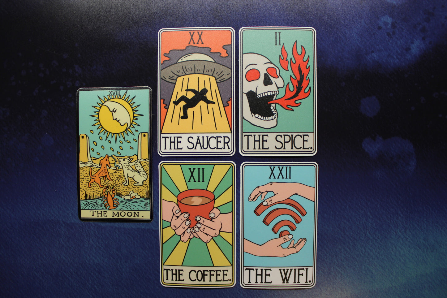 Mock Tarot Vinyl Stickers