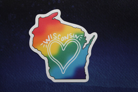 Wisconsin Pride Vinyl Sticker